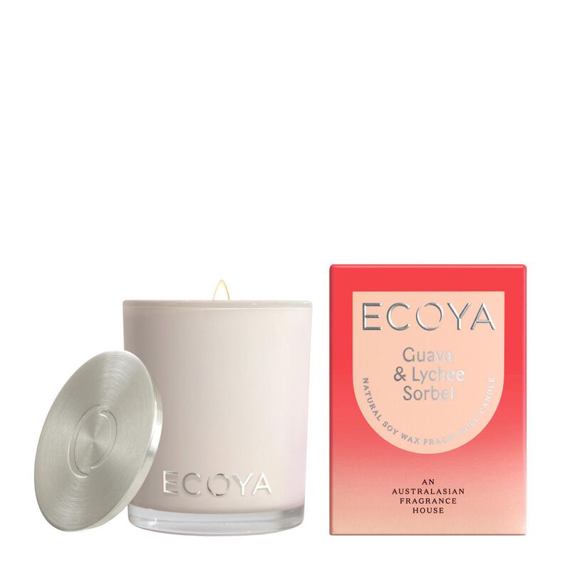 ECOYA Guava Lychee Sorbet Mini Madison Candle 80g image number 0
